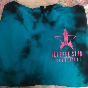 Jeffree Star turquoise hoodie size large